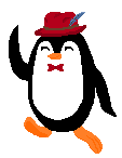 Pixel art penguin